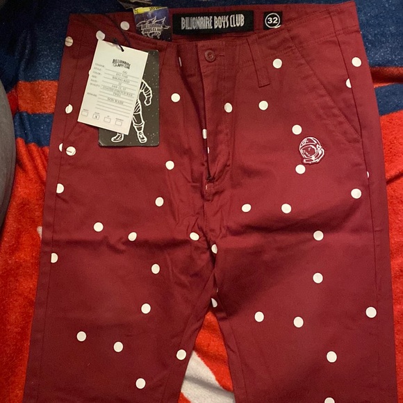 I am selling a biking red billionaire boys club pant size 32.